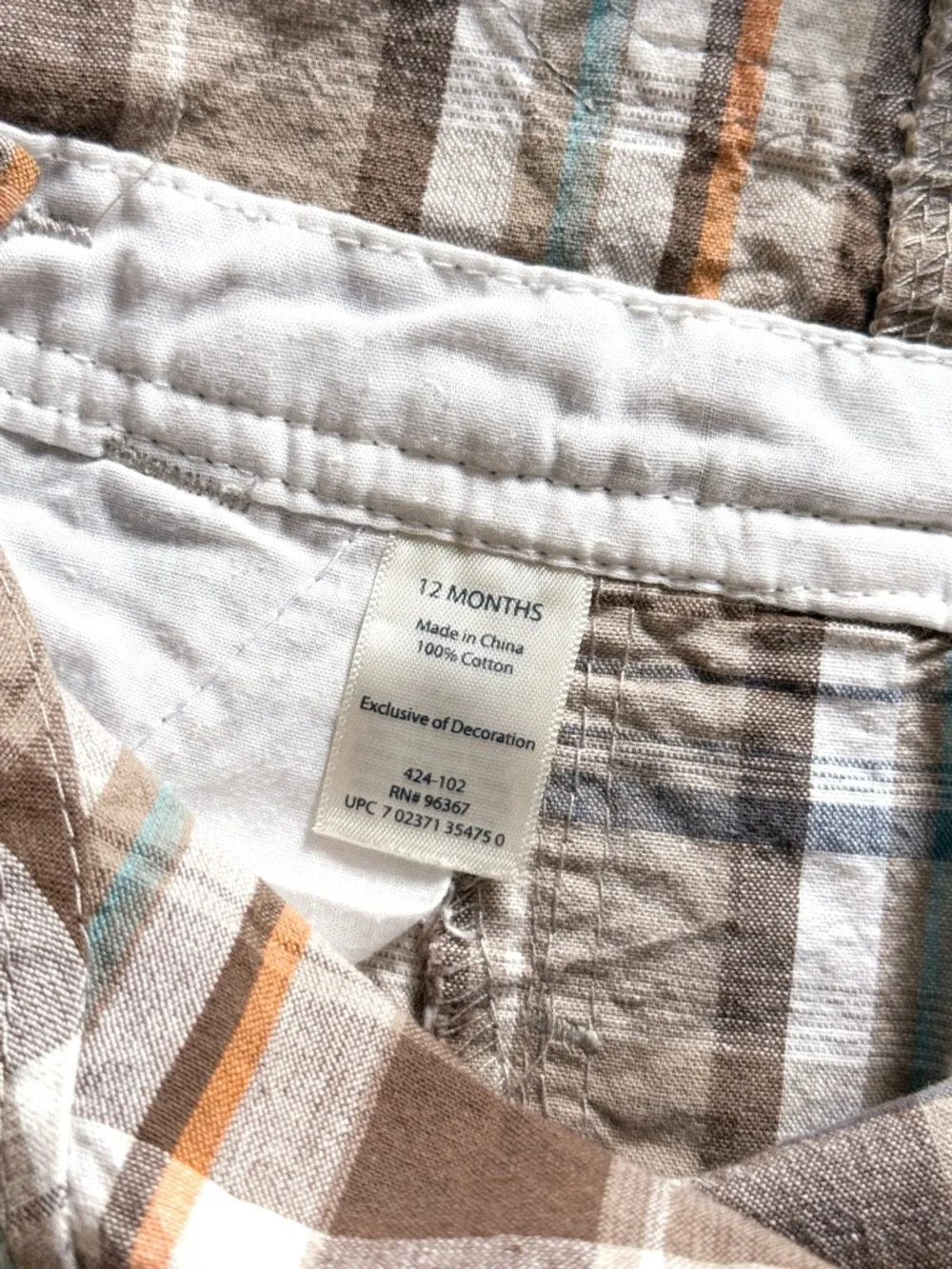 OshKosh B’Gosh | Vestbak Plaid Shortalls